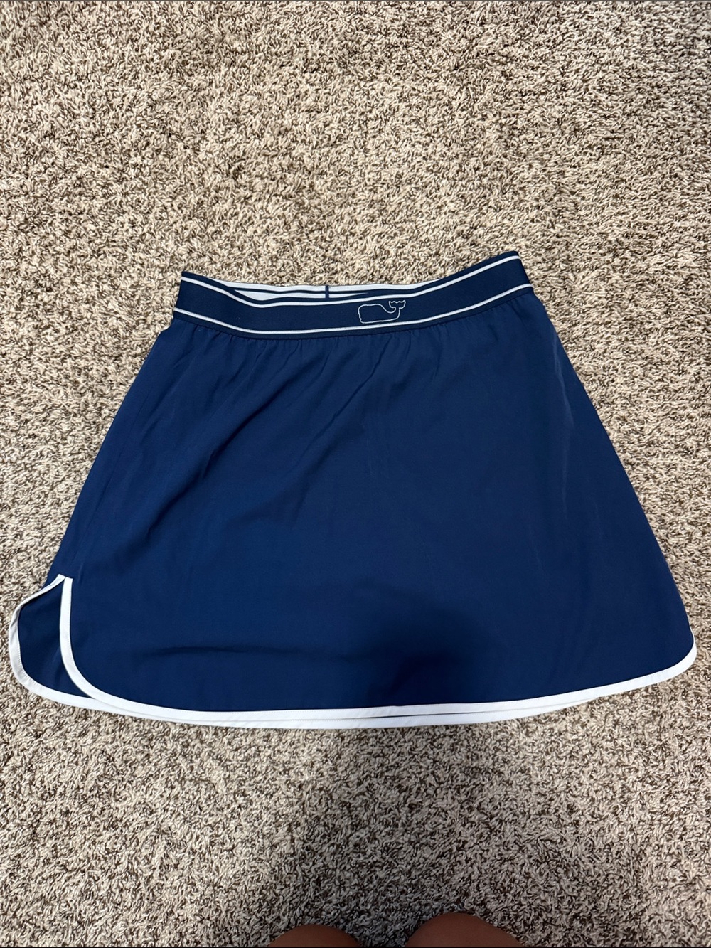 Vineyard Vines Navy Skater Skort with White Trim